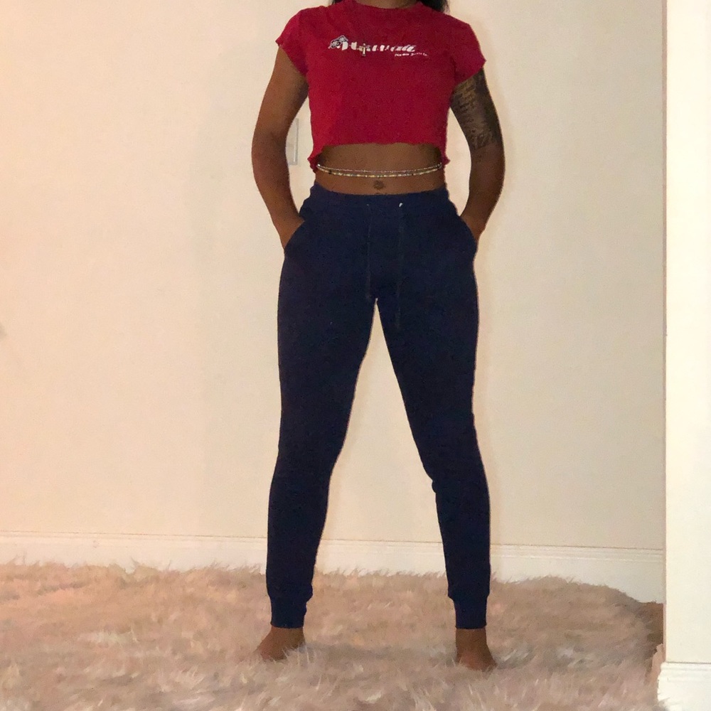 xs navy blue sweatpant